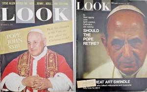 LOT VTG 1959 1968 Look Magazine Pope John Vatican Pope Paul Retire Birth Control - Picture 1 of 20