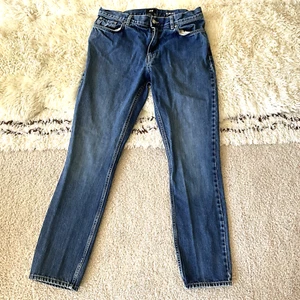 H&M Men Jeans Tag reads (33) Measures (34x30) Blue Denim Zip Fly Slim Fit - Picture 1 of 6