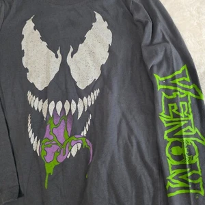 Boys Grey Marvel Long Sleeve Venom Tee, Small (6/7) - Picture 1 of 4