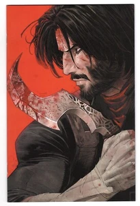 BRZRKR #1 (1:200) MORA VIRGIN VARIANT Keanu Reeves Netflix optioned 2021 NM- NM - Picture 1 of 4