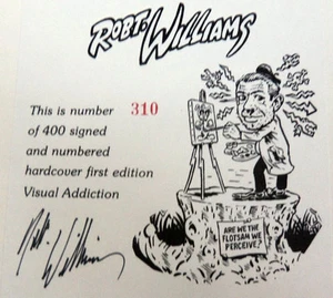 SIGNED & #310 of 400 VISUAL ADDICTION Robert Williams HARDCOVER 1st Edition RARE - Picture 1 of 3