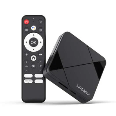H96Max 4K UHD Android 14 Smart TV Box mit Fernbedienung, RK3518 Quad-Core, 1GB - Bild 1 von 4
