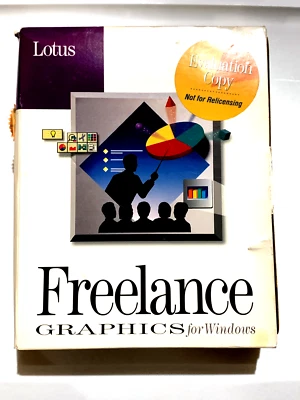 Vintage LOTUS FREELANCE GRAPHICS Software Release 2.0 For Windows - Image 1 of 4