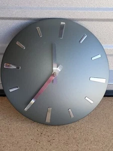 Vintage IKEA Metal Wall Clock Quartz Takes ONE AA Battery Great Condition ! - Picture 1 of 9