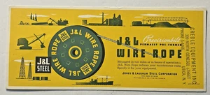 Vintage Jones & Laughlin Steel Pittsburgh Pa. Adv. Blotter Credle Utica NY - Picture 1 of 4