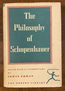 Philosophy of Schopenhauer pre-1946 Modern Library HC w/DJ orig 95 cents - Picture 1 of 8