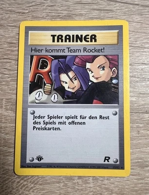 Pokémon 1. Edition Hier Kommt Team Rocket 15/82 Holo - NM Deutsch - Bild 1 von 4