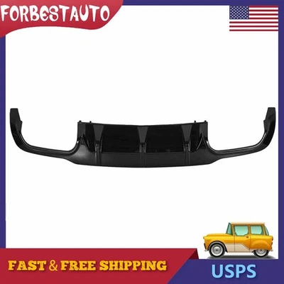Fits 2012-14 Mercedes-Benz W204 C180 C250 C300 C350 C63 AMG Rear Bumper Diffuser Foto 1 de 4