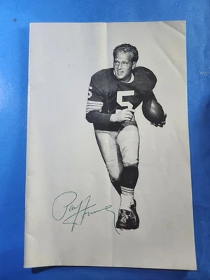 3/27/1966 SCRANTON HOLY NAME SOCIETY DINNER PROGRAM PAUL HORNUNG PACKERS  - Image 1 of 4