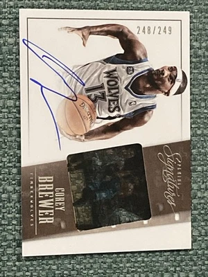 2013-14 Panini Signatures Film Corey Brewer Auto #28 #’d 248/249 🔥 - Image 1 of 3