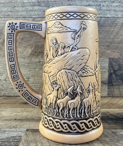 Disney Lion King Tankard Tall 1994 Bas Relief Mug 41948 - Picture 1 of 7