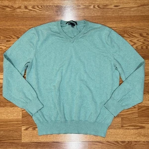 Suéter Gap Para Hombres XL Azul Teal Cuello en V Pullover Algodón Años 90 Y2K Estético Vacaciones - Imagen 1 de 15