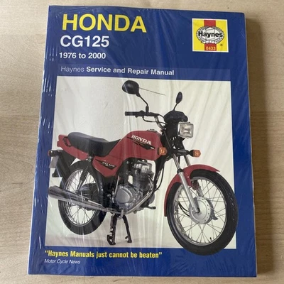 New Honda CG125 Haynes Manual. NOS - Image 1 of 3