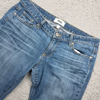Jeans skinny Paige jeans Jimmy Jimmy feminino tamanho 28 lavagem leve - Imagem 1 de 4