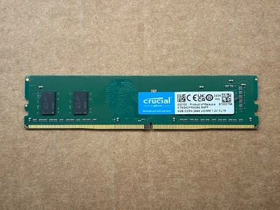 CRUCIAL 8GB DDR4-2666 UDIMM 1.2V CL 19 CT8G4DFRA266.M4FF DESKTOP RAM - Image 1 of 4