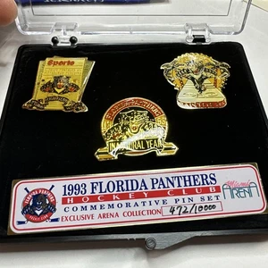 Florida Panthers Hockey Club 1993 Commemorative Pin Set Limited Ed. 472 von 10000 - Bild 1 von 5