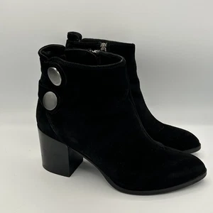 Alberto Fermani Tortora Wildleder Stiefeletten Schwarz Damen Größe 39 Italy Blockabsatz - Bild 1 von 15