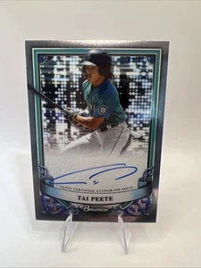 Bowman Sterling 2024 - Prospect Autographs Tai Peete #PA-TP (AU, RC) - Imagen 1 de 2