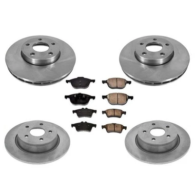 Rotores de disco delanteros y traseros almohadillas de cerámica 2013-2018 para Ford C-MAX Hybrid Foto 1 de 4