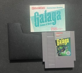 Galaga: Demons of Death (Nintendo NES, 1988) Game and Manual Only