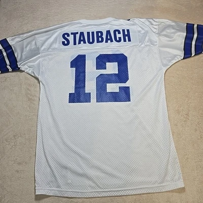 Vintage Champion NFL Roger Staubach Dallas Cowboys Jersey Men's Size 44 - Image 1 of 4