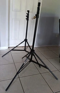 2 Giottos Air Cushioned Tripod Stand #LC325.   Heavy Duty Black  - Picture 1 of 7