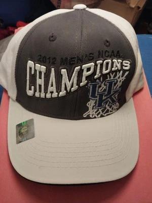 2012 NCAA Kentucky Wildcats Basketball National Championship Hat NEW Vintage - Image 1 of 4