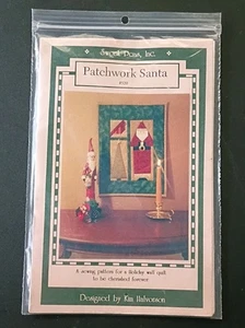 PATCHWORK SANTA  PATTERN    SWEET PEAS, INC.  #520 QUILTING PATTERN BY HALVORSON - Picture 1 of 3
