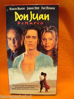 Don Juan DeMarco VHS 1995 ~ Johnny Depp ~ Marlon Brando ~ Faye Dunaway - Image 1 of 3