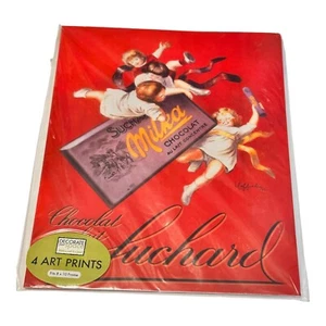 NEW Set Of 4 Reproduction Vintage French Ad Poster Art Prints~Fits 8"x10" Frame - Picture 1 of 9