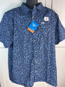 NORTH CAROLINA TARHEELS COLUMBIA SUPER SLACK SHIRT - AUTHENTISCH - XL - NEU MIT ETIKETT EINZELHANDEL $ 65 - Bild 1 von 4
