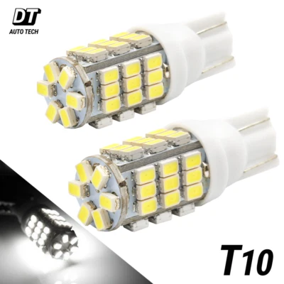 2X Reverse Back Up T10 921 LED Light Bulbs 1206 SMD 42LED 6000K Xenon White - Image 1 of 4