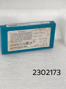 Paquete completo de 10 insertos de carburo Ingersoll 0,030R CDE 313 R12 111 S S STK 98795 - Imagen 1 de 6