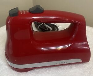 KitchenAid Ultra Power 5-Speed Hand Mixer - Empire Red KHM512ER WORKS No Beaters