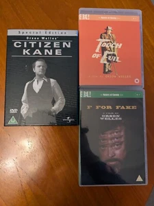 Orson Welles, F for Fake/Touch of Evil Masters of Cinema, Citizen Kane OOP - Picture 1 of 9