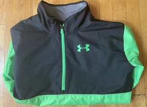 Under Armour Boy’s Youth Large YXLG Quarter Zip Jacket Coat Pullover Windbreaker - Picture 1 of 5