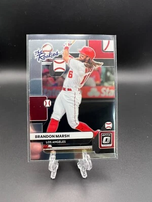 2022 Donruss Optic The Rookies Brandon Marsh #TR-8 Los Angels Angels - Image 1 of 2