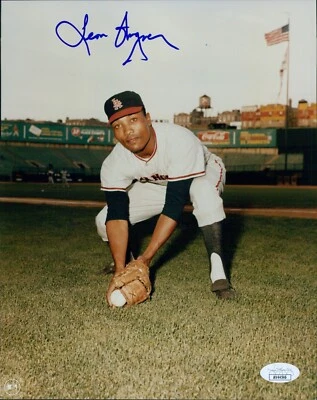 Leon Wagner Los Angeles Angels Signed 8x10 Glossy Photo JSA Authenticated - Image 1 of 2