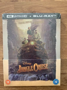 Disney's Jungle Cruise 2 4K Ultra HD Blu-ray Limited Edition Zavvi UK Steelbook - Picture 1 of 2
