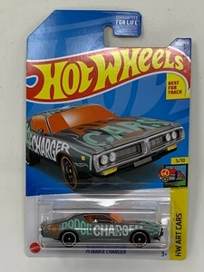 Hot Wheels 71 Dodge Charger Grey #109 109/250 2022 HW Art Cars 5/10 (BRAND NEW) - Picture 1 of 2