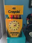 VERY RARE Crayola Light Up Alarm Clock Armitron Quartz Binney & Smith