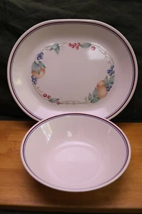 Corelle Abundance Serving Platter 12 " & Serving Bowl 8 " - Picture 1 of 6