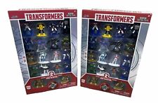 Lot of 2 Jada Toys Transformers Nano Metalfigs 18 Piece Die-Cast Collector's Set