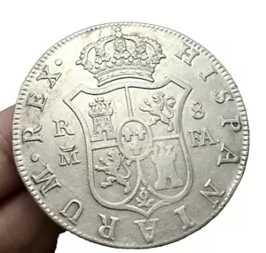 8 Reales 1802 Spanish Silver Madrid-FA Carolus IIII - Picture 1 of 20