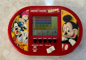 Disney Mickey Mouse Yahtzee Jr Handheld Electronic Game W/ Batteries🔥👀READ!