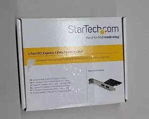 StarTech 3 Port Low Profile 1394 PCI Express FireWire Card PEX1394A2V - Picture 1 of 3