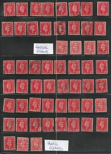 GREAT BRITAIN - 1937-39 - George VI study - Scott no. 236/259 - Used - Picture 1 of 2