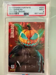 2019 PANINI FORTNITE SERIES 1 HOLLOWEAD #221 CRYSTAL SHARD USA PRINT PSA 9 - Picture 1 of 2