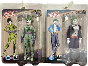 DUELA DENT as The Riddler & The Penguin Lot of 2 6" Action Figures Retro Style - Picture 1 of 2
