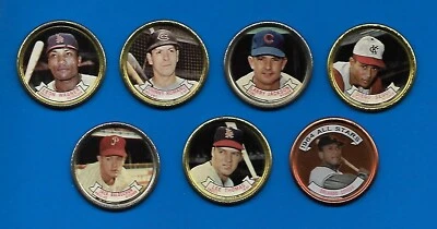 1964 TOPPS COINS MLB BASEBALL METAL COIN 1-120 SEE LIST - Image 1 of 2